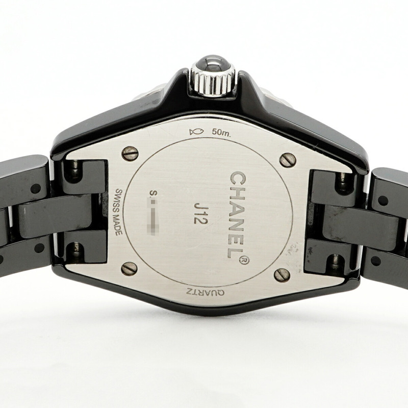 香奈兒 J12 H2571 黑色錶盤小姐腕錶-4