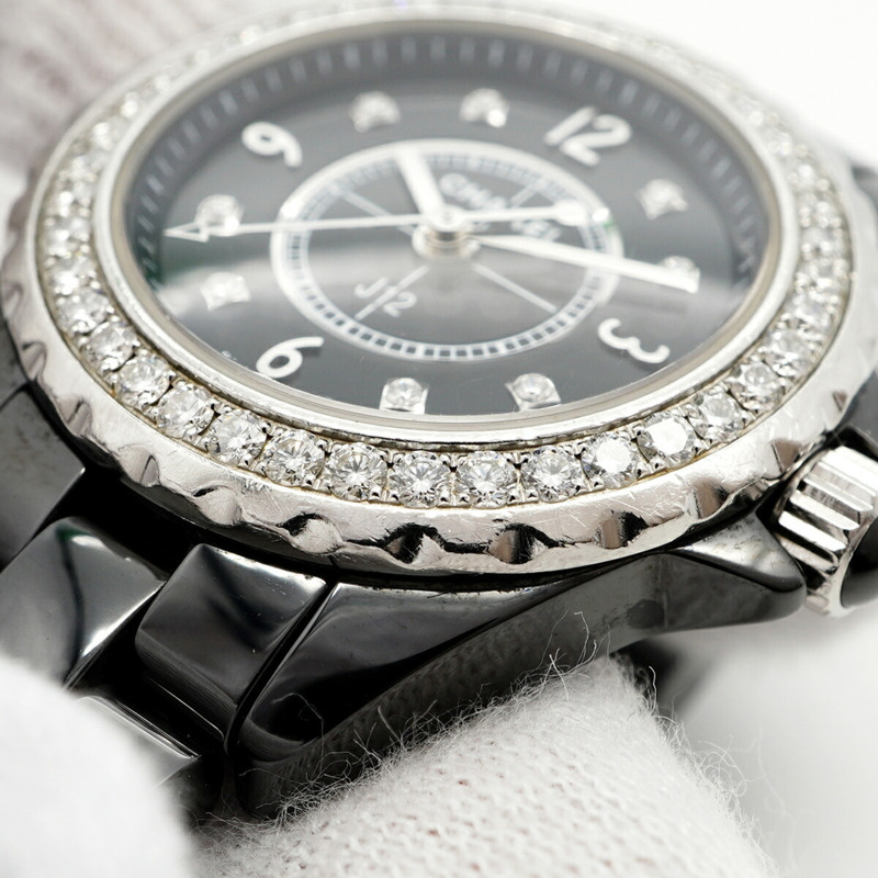 香奈兒 J12 H2571 黑色錶盤小姐腕錶-7