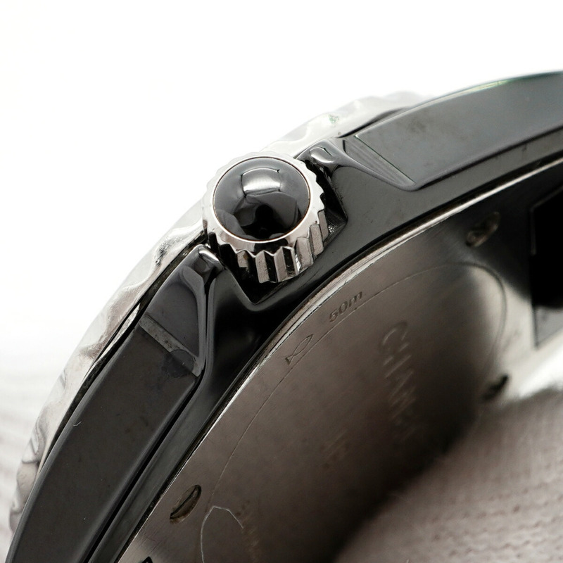 香奈兒 J12 H2571 黑色錶盤小姐腕錶-9