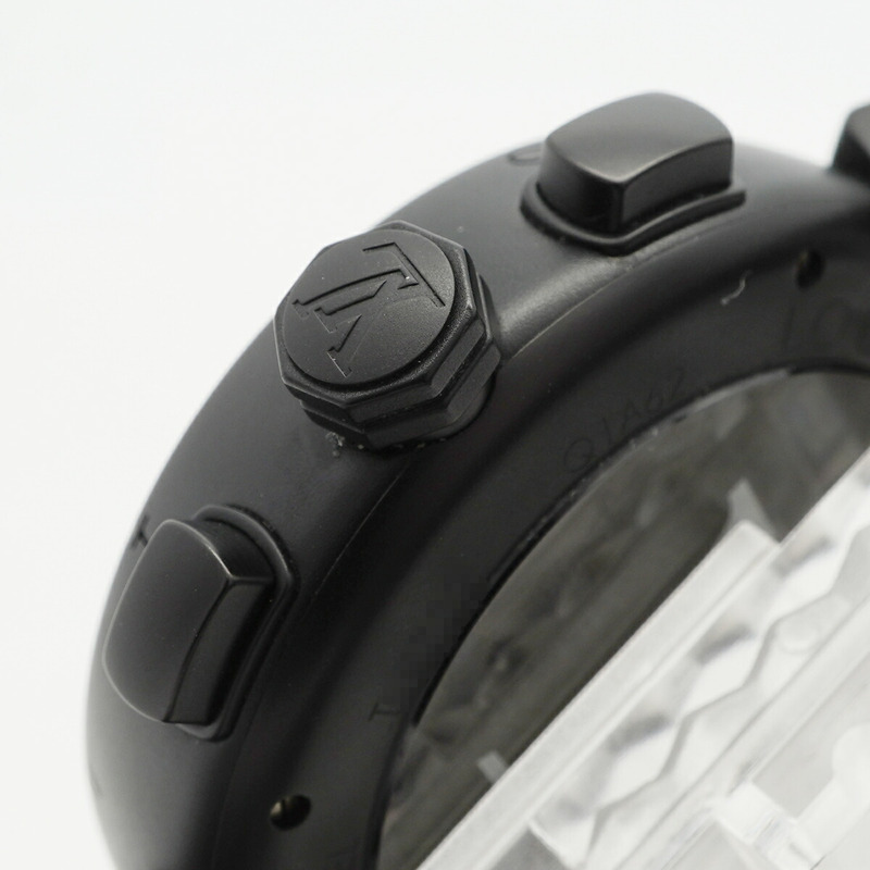 路易威登 Tambour Q1A62 黑色錶盤男士腕錶-6