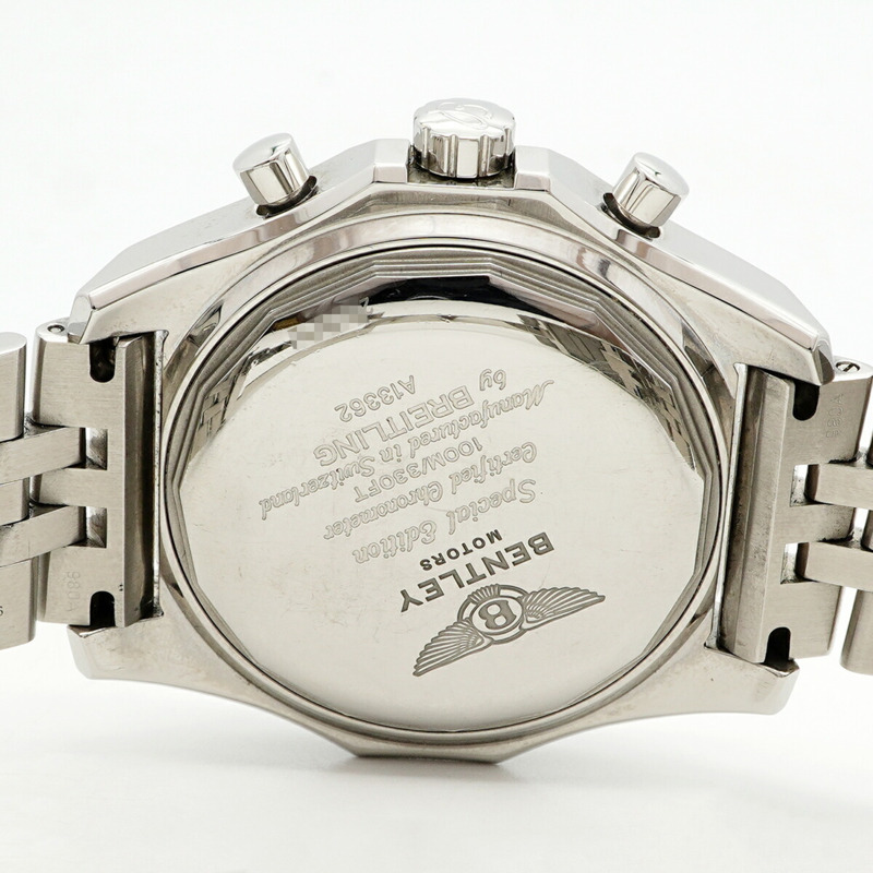 百年靈賓利GT A13362黑色錶盤男士腕錶-4