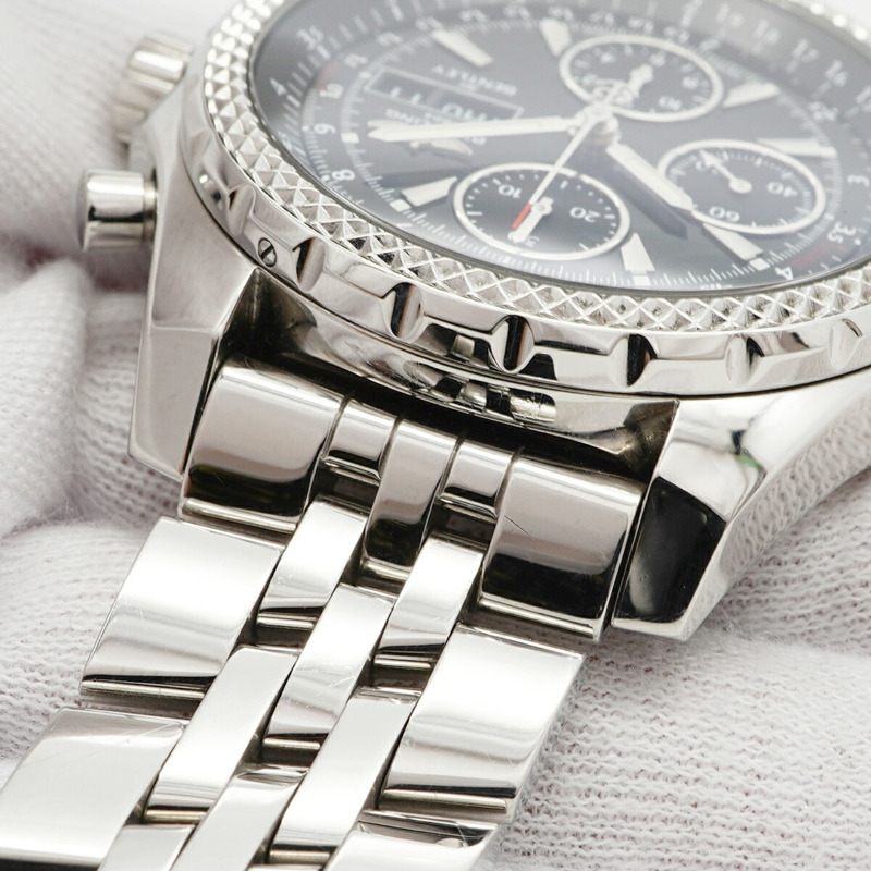 百年靈賓利GT A13362黑色錶盤男士腕錶-6