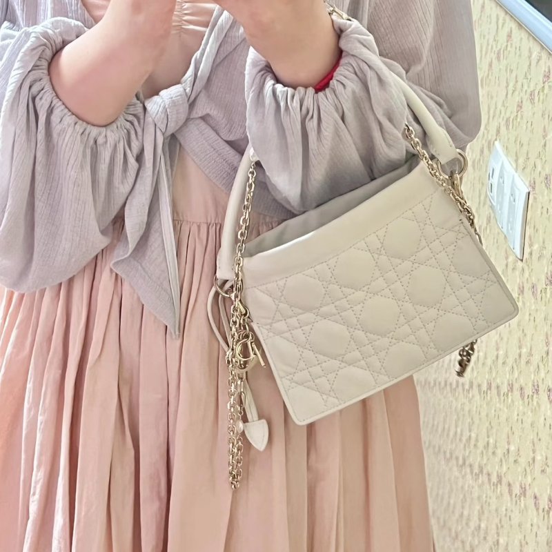 Dior 米色 lady milly 98新配件塵袋-0