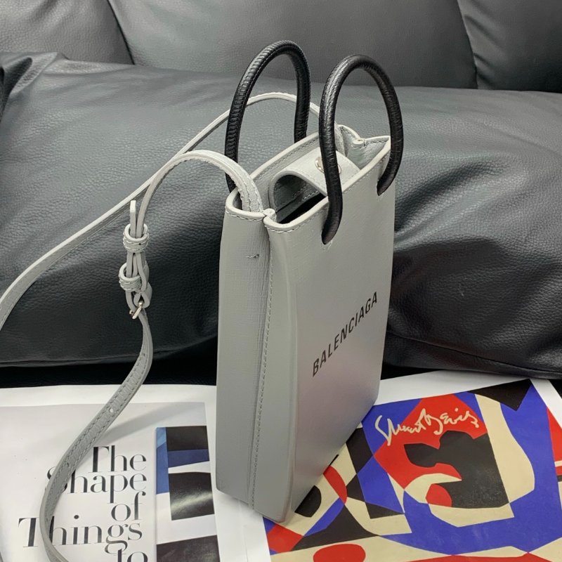 Balenciaga shopping系列 mini手機包12*18*5 99新配件塵袋-5