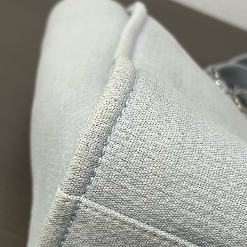 Chanel/香奈兒 baby藍沙灘包 22年芯片 39*30 🈚附件-6