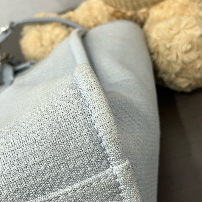 Chanel/香奈兒 baby藍沙灘包 22年芯片 39*30 🈚附件-9