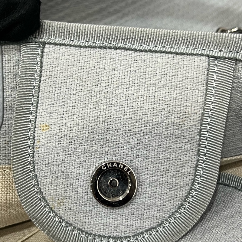 Chanel/香奈兒 baby藍沙灘包 22年芯片 39*30 🈚附件-10