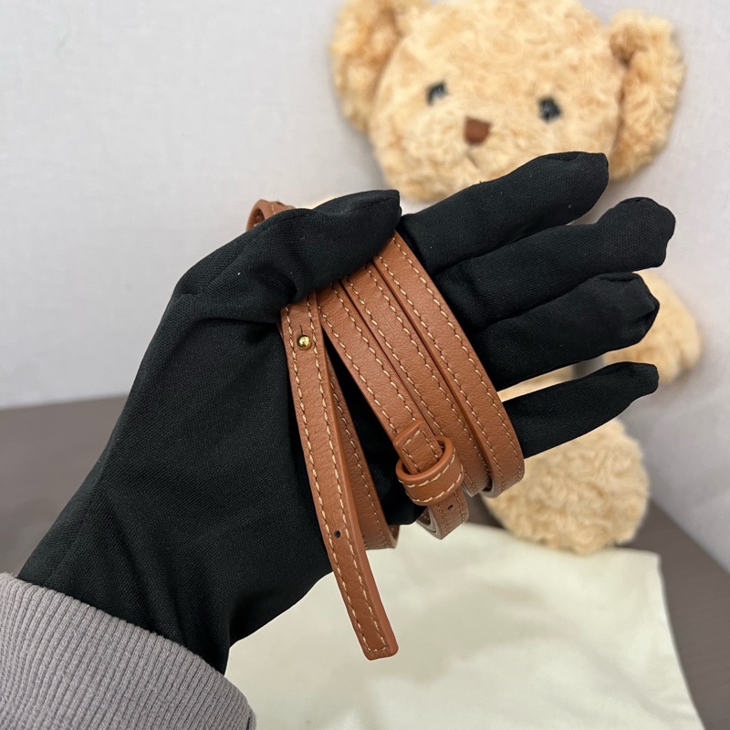 Loewe/羅意威 hobo棕色牛皮手提包 編碼23 16*17-7