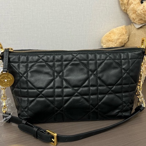 Dior/迪奧 黑金飯盒單肩包 24編碼 22*15🈚附件