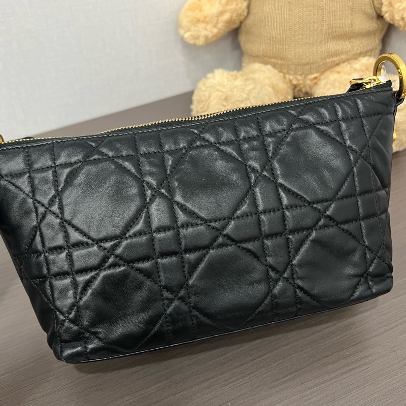Dior/迪奧 黑金飯盒單肩包 24編碼 22*15🈚附件-1