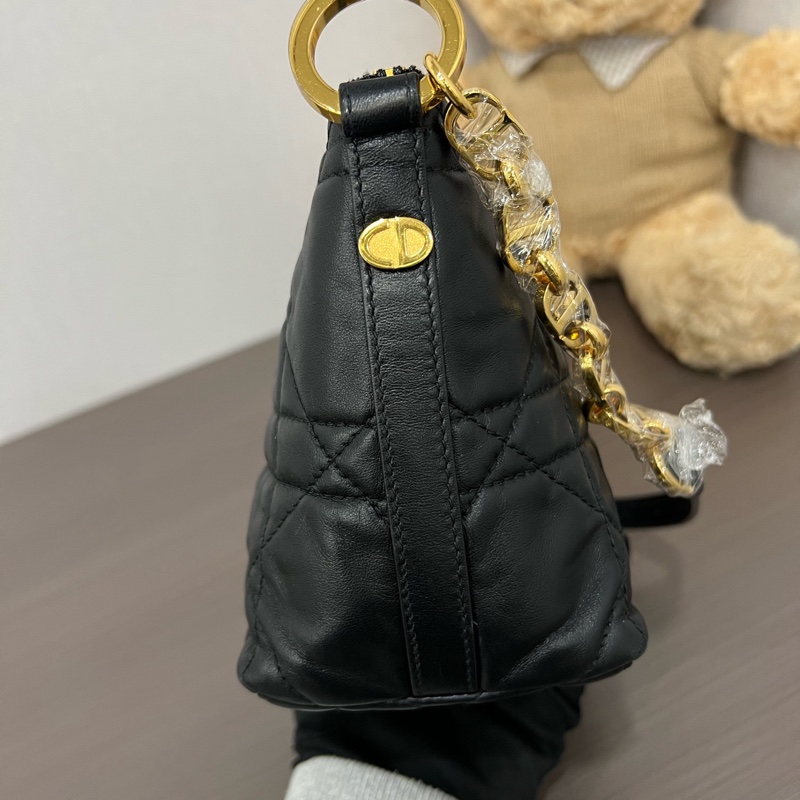 Dior/迪奧 黑金飯盒單肩包 24編碼 22*15🈚附件-3