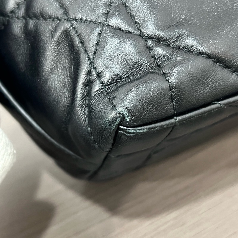 Dior/迪奧 黑金飯盒單肩包 24編碼 22*15🈚附件-8