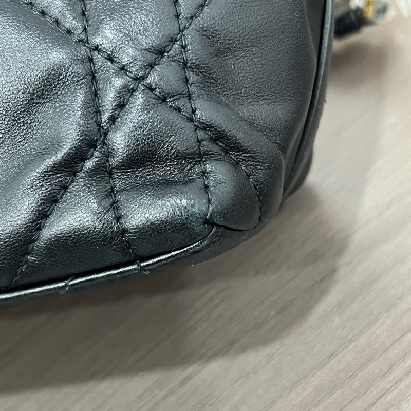Dior/迪奧 黑金飯盒單肩包 24編碼 22*15🈚附件-11