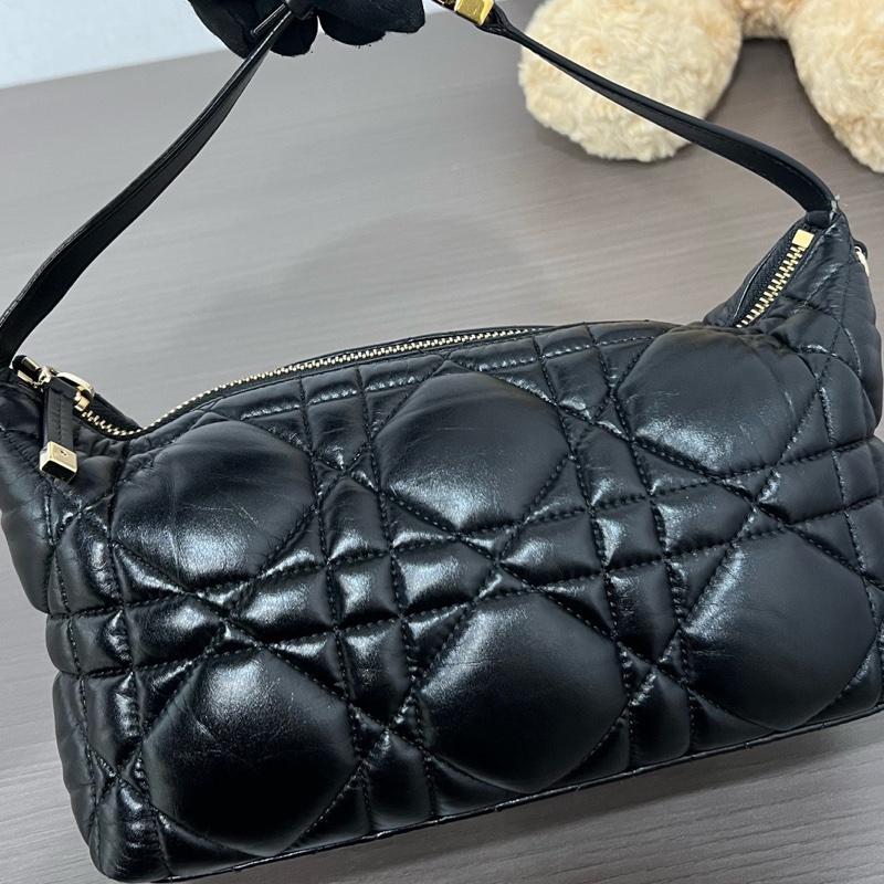 Dior/迪奧 黑金飯盒手提包 22編碼 22*12 🈚附件-1