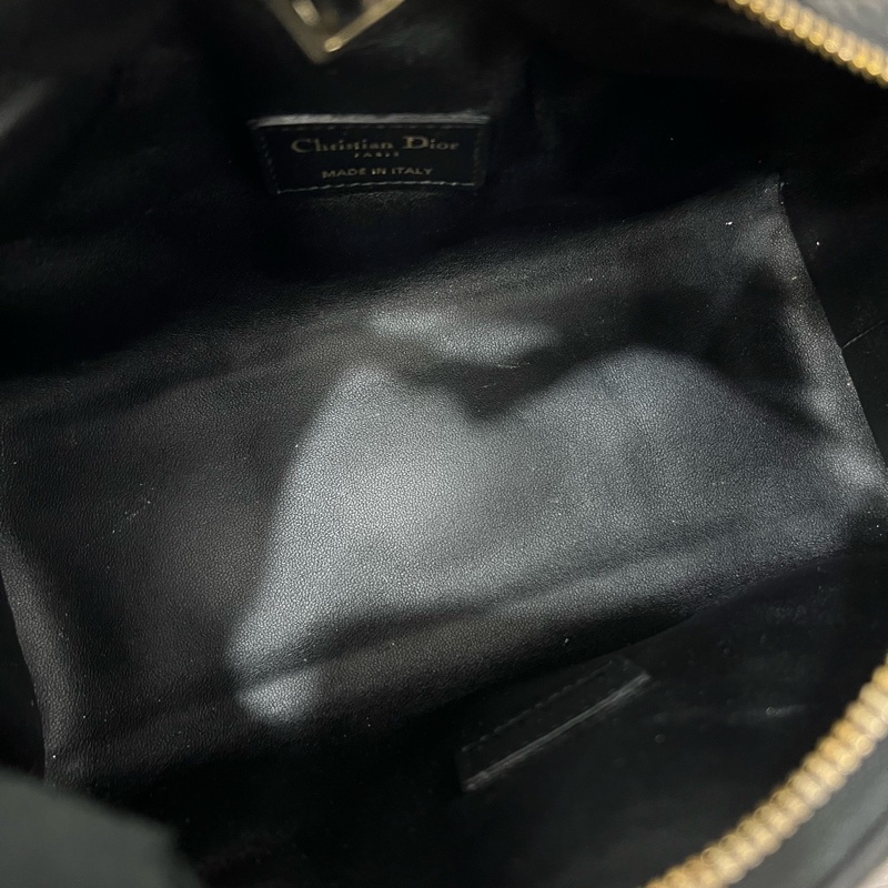 Dior/迪奧 黑金飯盒手提包 22編碼 22*12 🈚附件-5