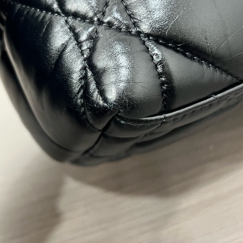 Dior/迪奧 黑金飯盒手提包 22編碼 22*12 🈚附件-8