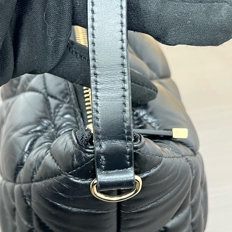 Dior/迪奧 黑金飯盒手提包 22編碼 22*12 🈚附件-12