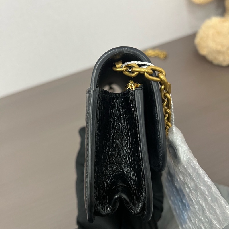 巴黎世家/Balenciaga  黑色鰐壓紋wow 附件：塵袋-2