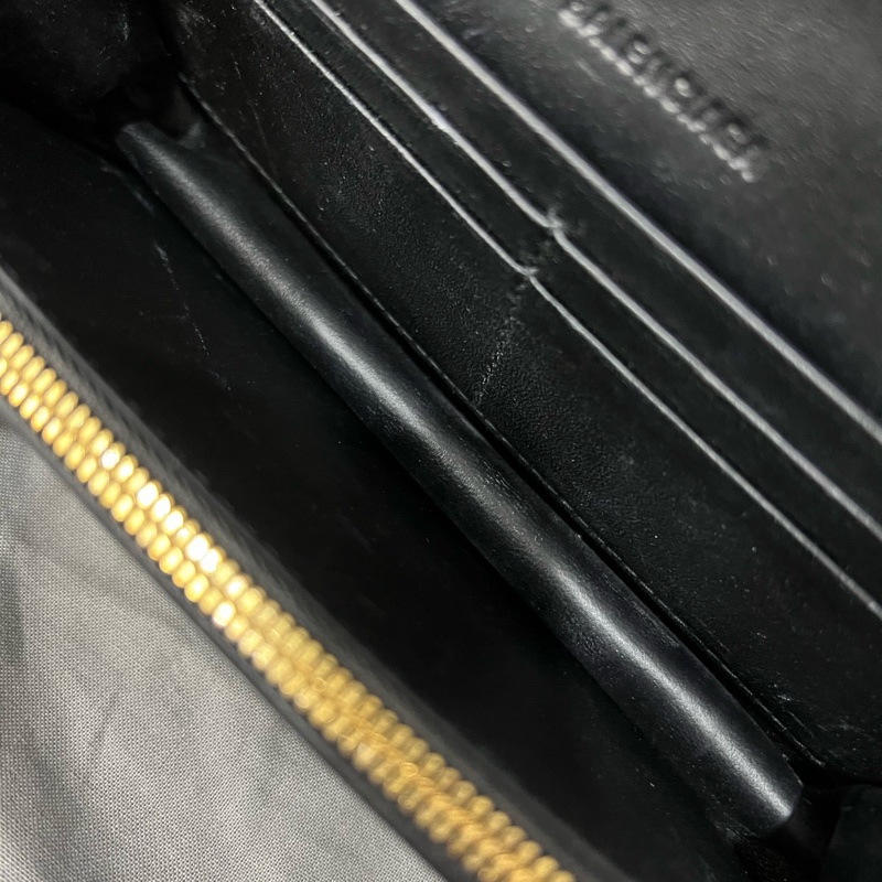 巴黎世家/Balenciaga  黑色鰐壓紋wow 附件：塵袋-6