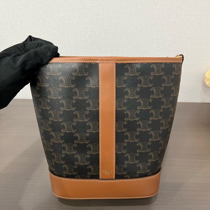 Celine/賽琳 老花小號水桶包 23編碼 18*22 🈚附件-2