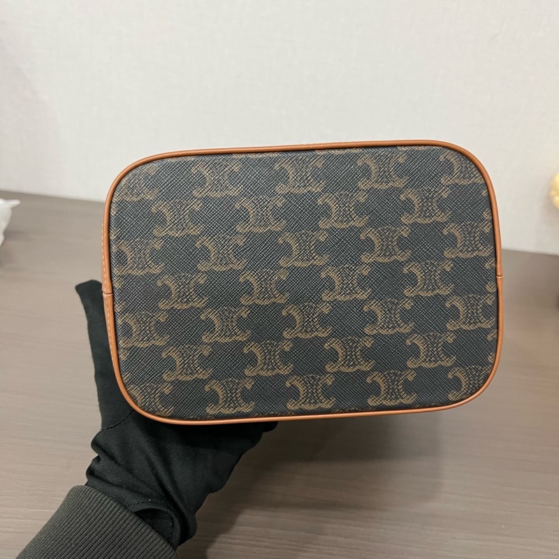 Celine/賽琳 老花小號水桶包 23編碼 18*22 🈚附件-5
