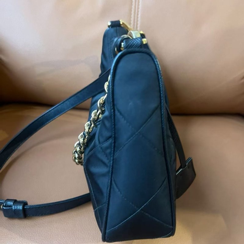 PRADA菱格hobo手提腋下包22*6*18 99新配件塵袋盒子-2