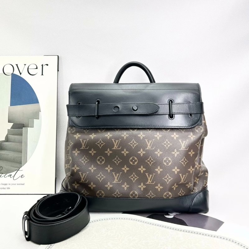 LV 19ss virgil steamer 老花手提斜背包 39*38*15 99 新配件塵袋-1