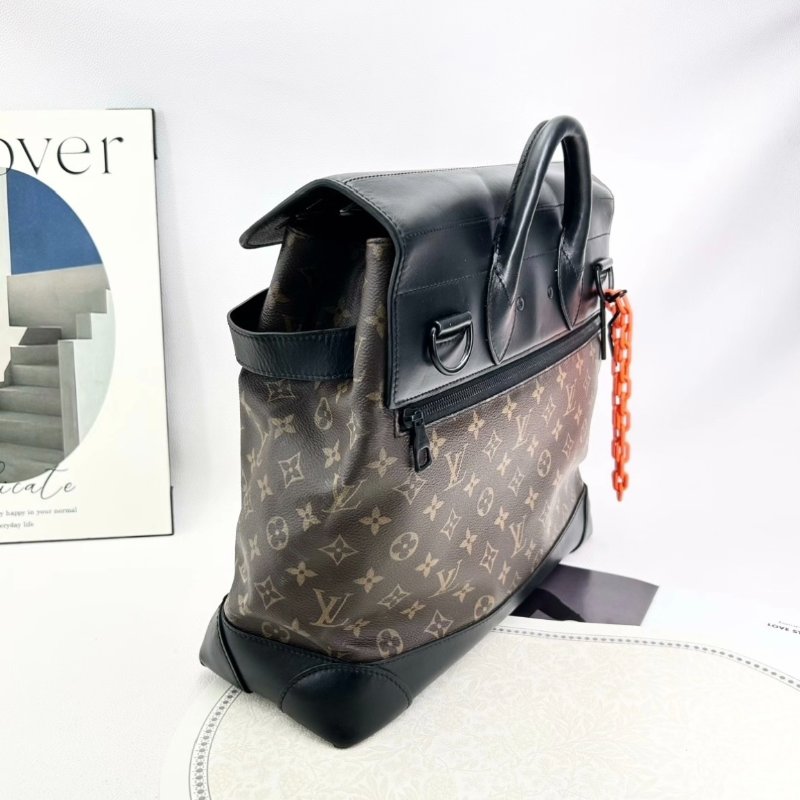 LV 19ss virgil steamer 老花手提斜背包 39*38*15 99 新配件塵袋-3