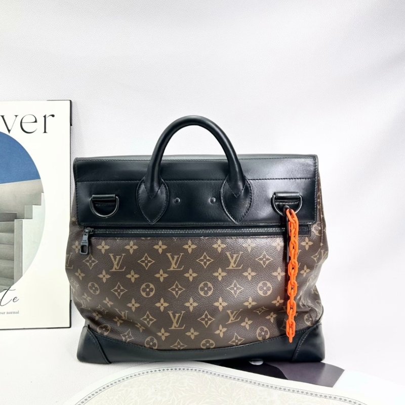 LV 19ss virgil steamer 老花手提斜背包 39*38*15 99 新配件塵袋-6