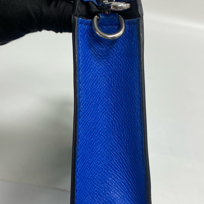 Louis Vuitton • Gaston 經典藍色老花斜背包-9