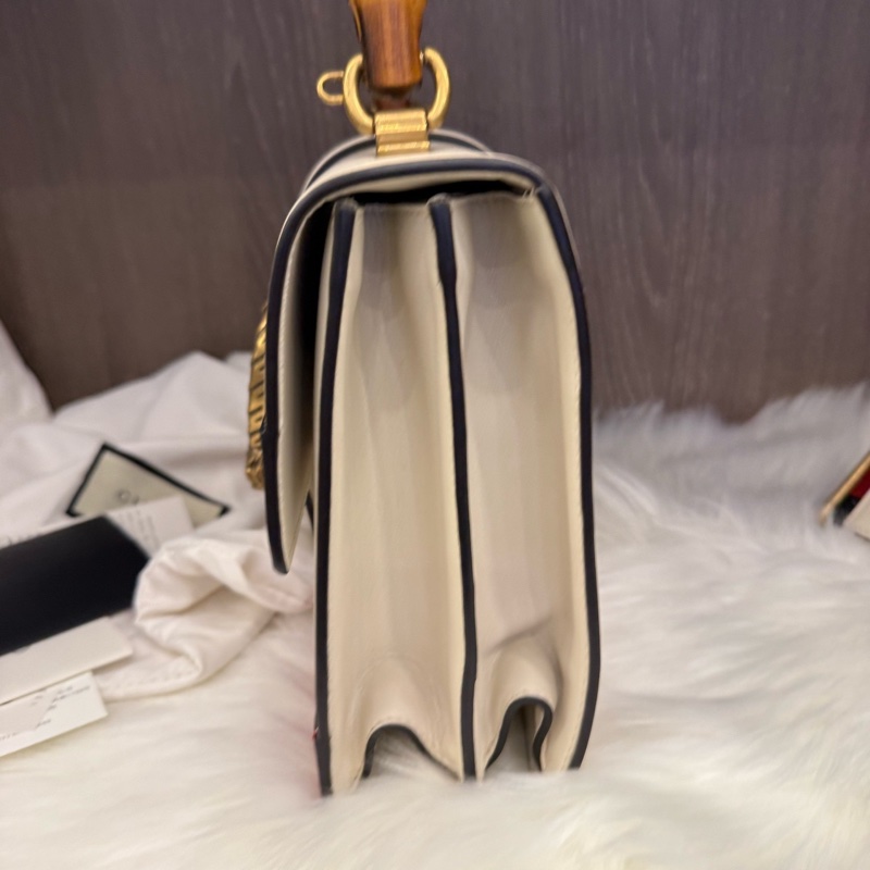 Gucci/古馳 酒神竹節包 黑標022 附件:塵袋-4