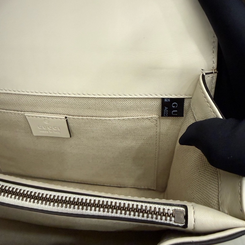 Gucci/古馳 酒神竹節包 黑標022 附件:塵袋-7