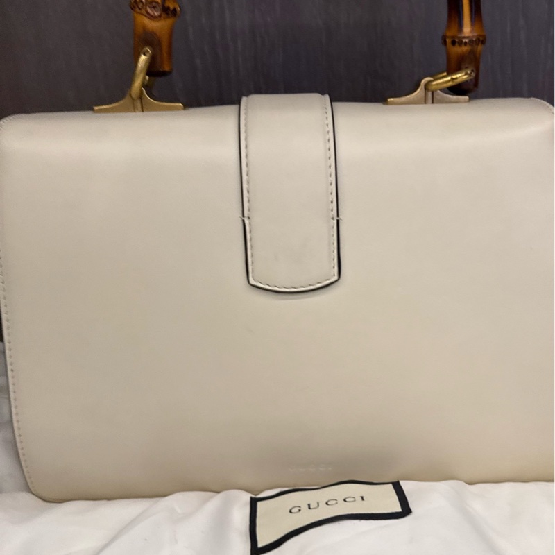 Gucci/古馳 酒神竹節包 黑標022 附件:塵袋-8