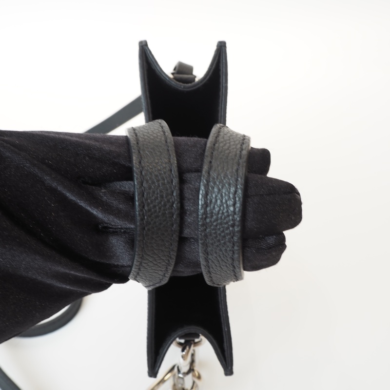 LV日落系列棋盤格琴譜斜背包-22