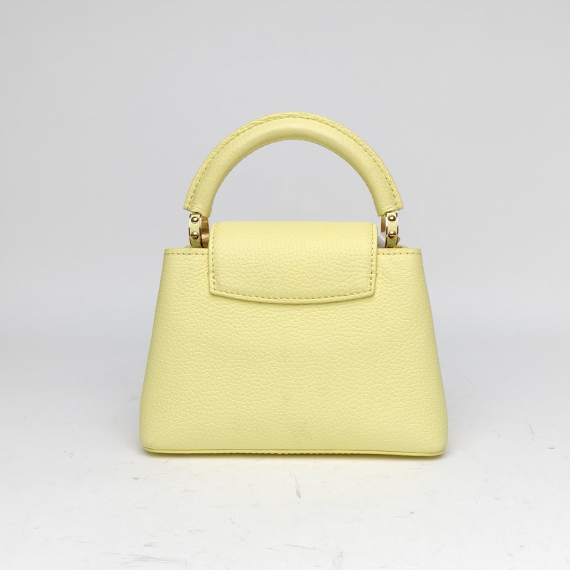 LOUIS VUITTON CapucinesMini21黃色牛皮金扣晶片-2