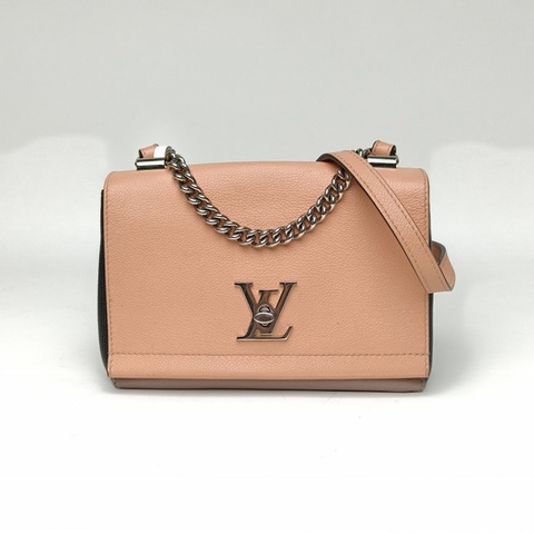 LOUIS VUITTON LockmeIIBB22拼色牛皮銀扣2016