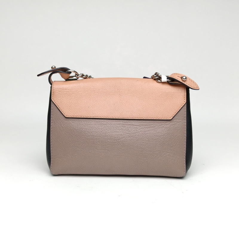 LOUIS VUITTON LockmeIIBB22拼色牛皮銀扣2016-2