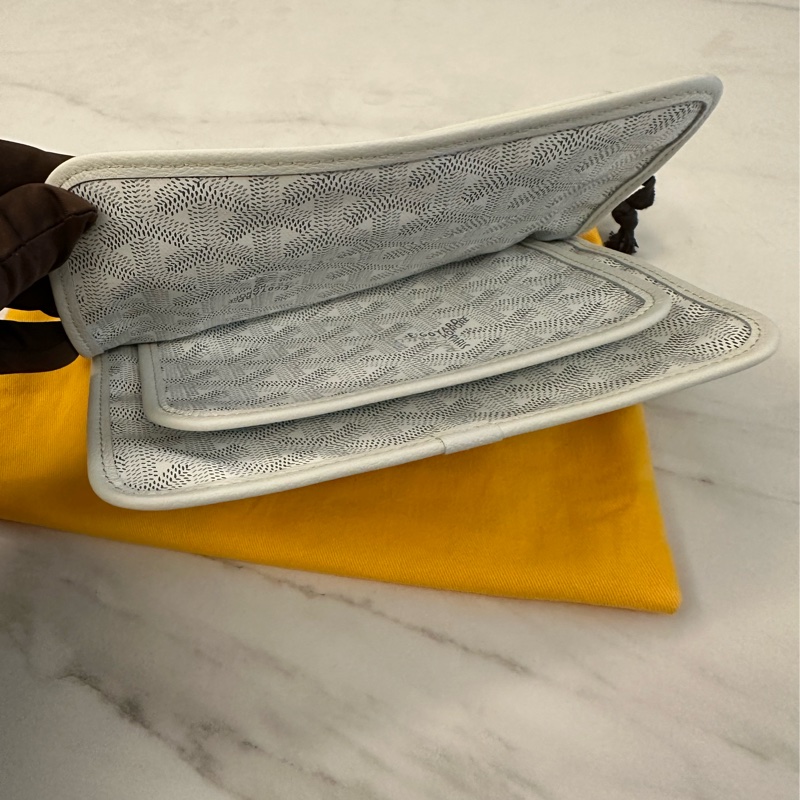 Goyard 白色信封包-3