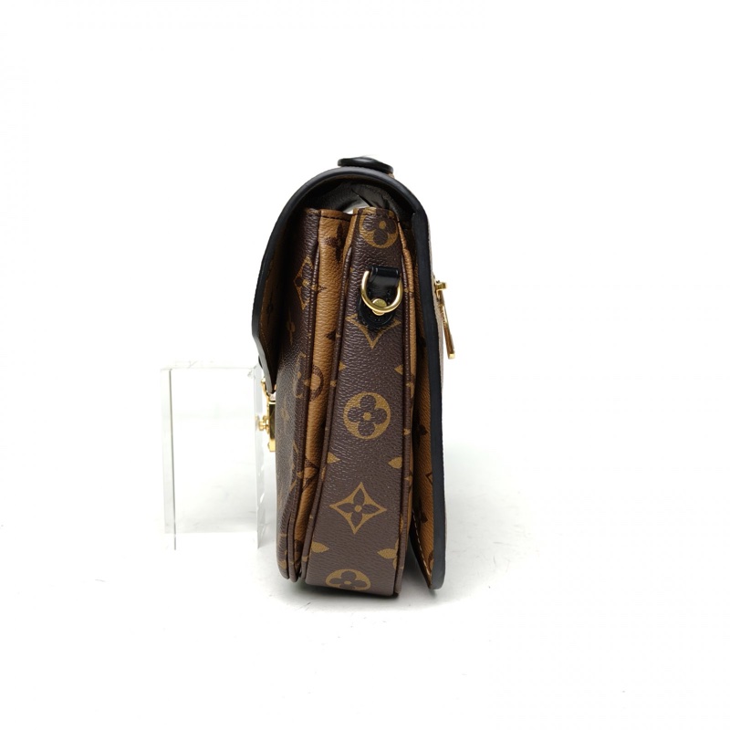 LOUIS VUITTON MetisPochette郵差包拼色PVC金扣晶片老花-1