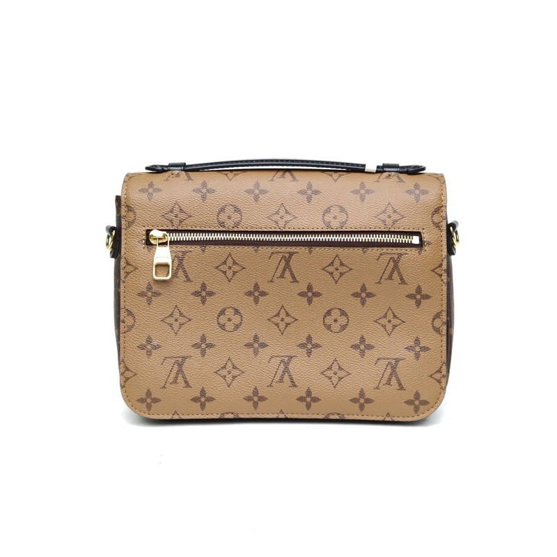 LOUIS VUITTON MetisPochette郵差包拼色PVC金扣晶片老花-2