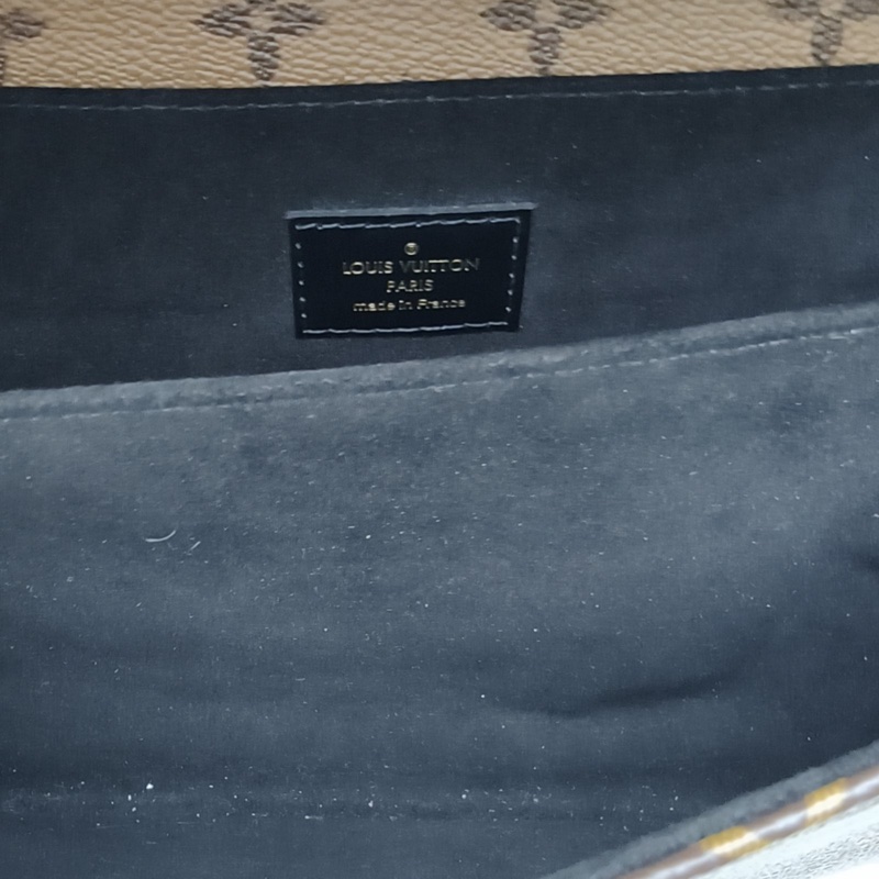 LOUIS VUITTON MetisPochette郵差包拼色PVC金扣晶片老花-5