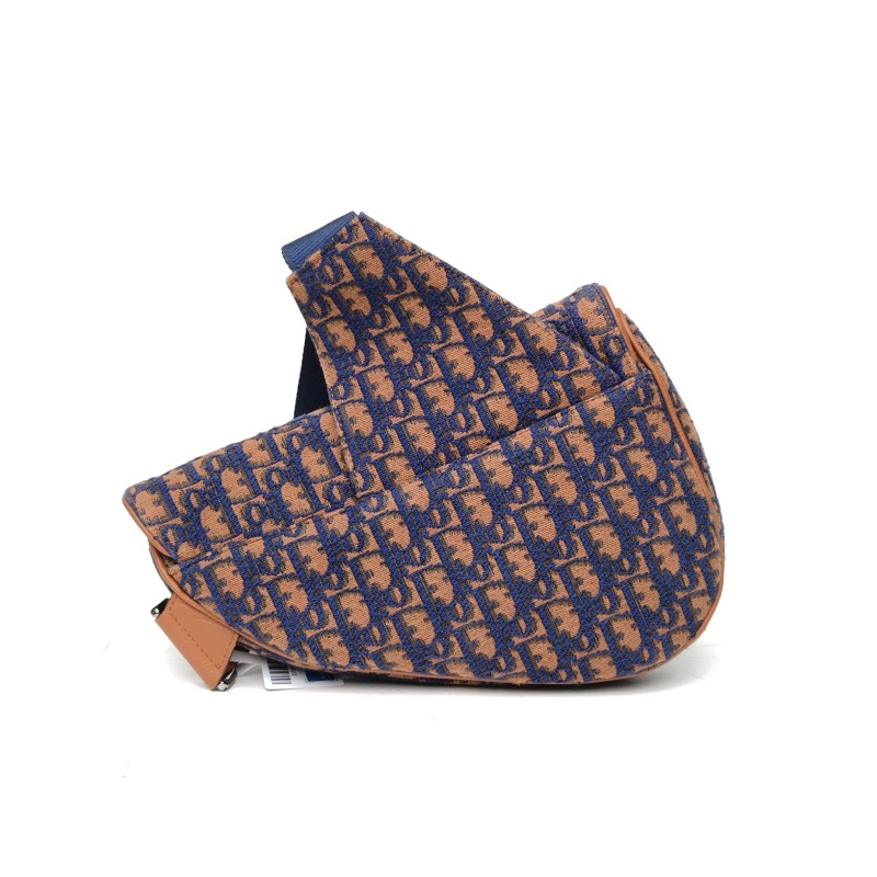 DIOR SADDLE馬鞍胸包老花帆布銀扣2020-2