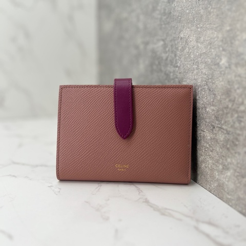 香緹國際精品 914 Celine 粉拼色中夾