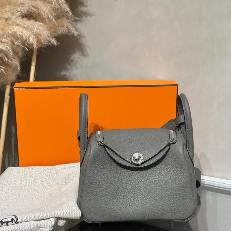 HERMES Mini lindy - 積雨雲灰銀 U-9