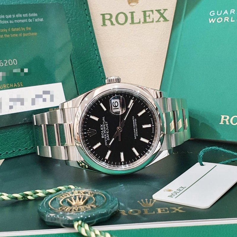【大眾名錶】ROLEX 勞力士 126200 OP蠔式恆動 黑色面盤 2023/07全配件 錶徑36 大眾名錶B1230-4