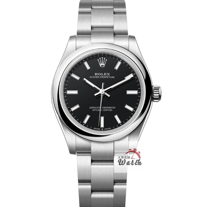 【大眾名錶】ROLEX 勞力士 277200 OP蠔式恆動 中型款 黑色面盤 2024/05全配件 大眾名錶B1231-0