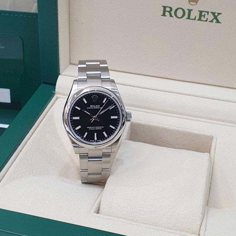 【大眾名錶】ROLEX 勞力士 277200 OP蠔式恆動 中型款 黑色面盤 2024/05全配件 大眾名錶B1231-1