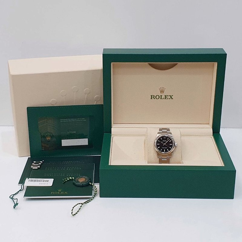 【大眾名錶】ROLEX 勞力士 277200 OP蠔式恆動 中型款 黑色面盤 2024/05全配件 大眾名錶B1231-9