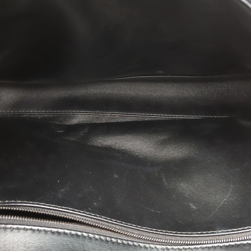 BALENCIAGA 黑色牛皮黑扣秀款touch包菱形格紋單肩包-4