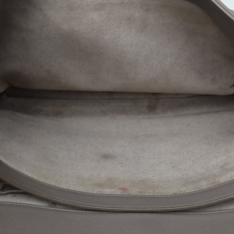 CELINE Soft16大號38灰色牛皮金扣-4